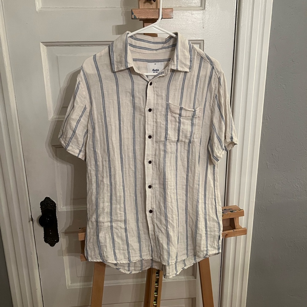 Kati Men's Striped Short Sleeve Shirt